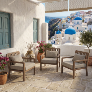 Drewniany fotel ogrodowy Cannes